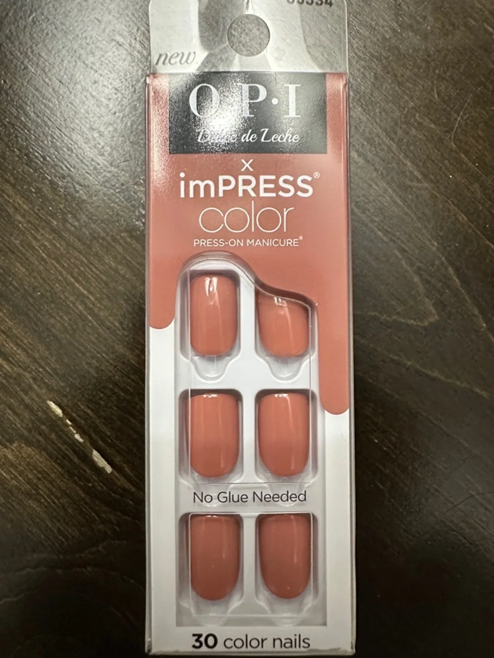 OPI imPRESS Press-On Manicure Nails in Dulce de Leche short